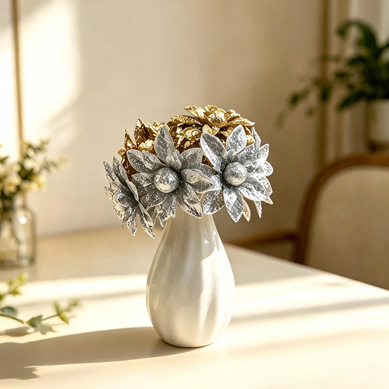 60 künstliche Wildblumenköpfe, 5 cm Durchmesser, Schaumstoff, für Hochzeiten, Dekoration, DIY-Projekte