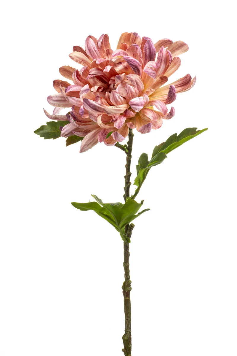 Chrysantheme künstlich 60 cm - 1 Stiel - Rosa