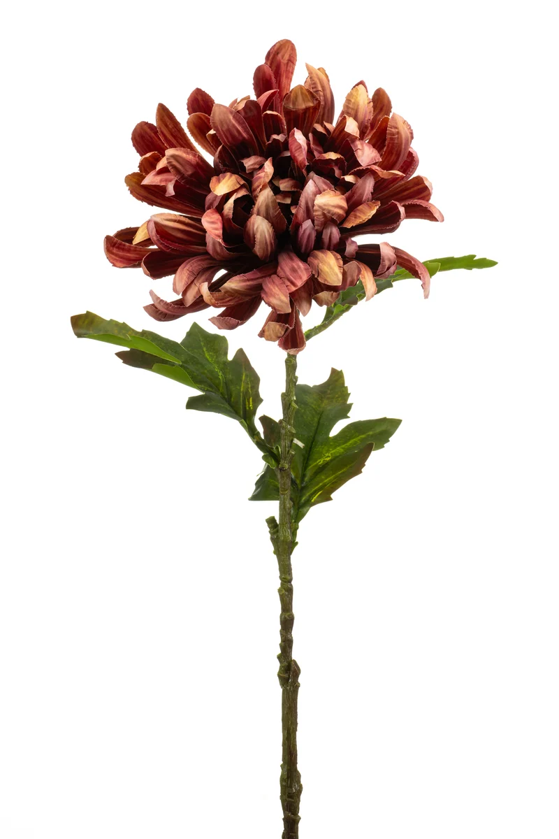 Chrysantheme künstlich 60 cm - 1 Stiel - Lila