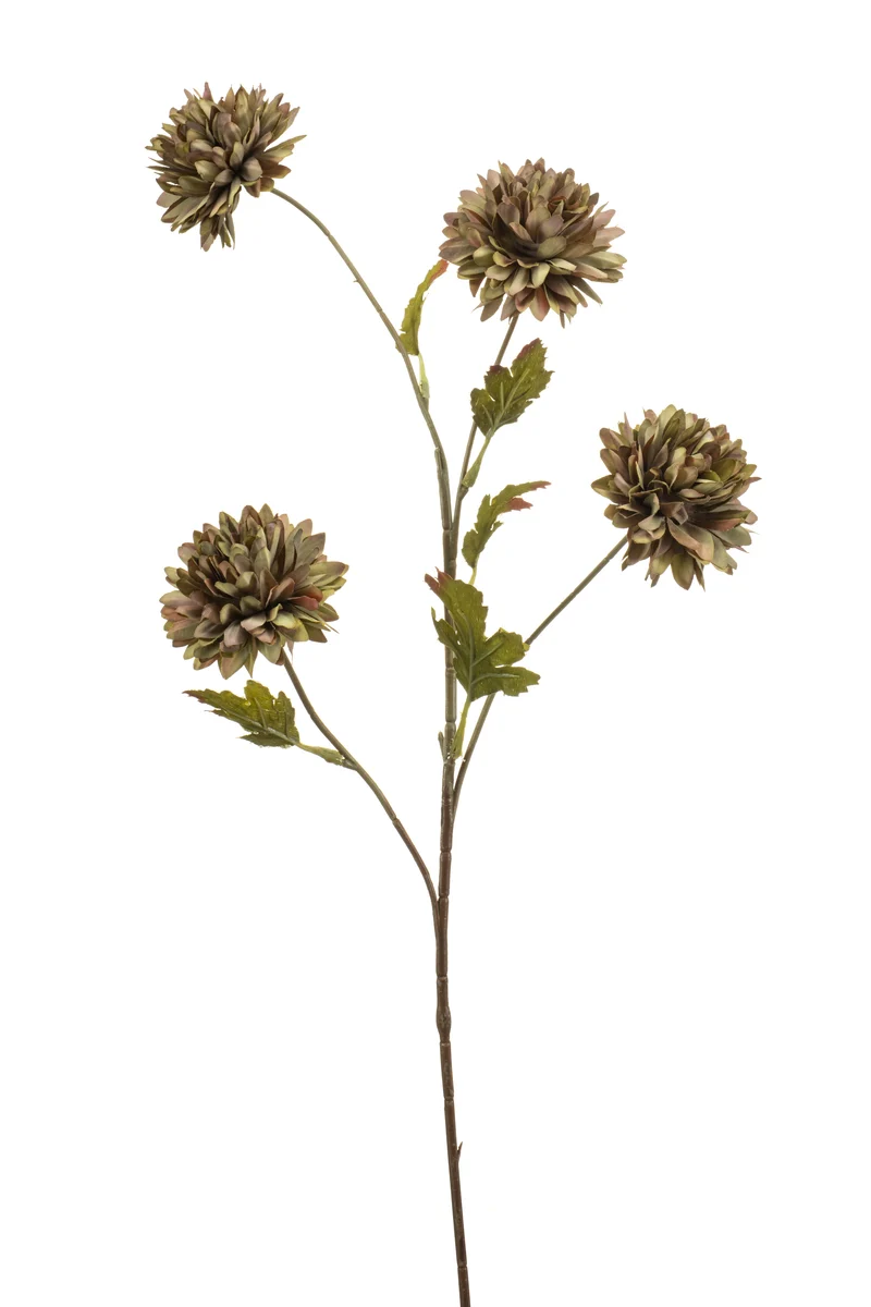 Chrysantheme künstlich 68 cm - 1 Stiel - Grün