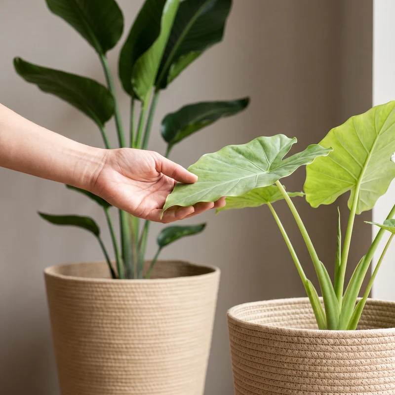Strelitzia & Alocasia Set