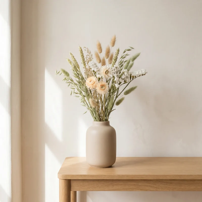 Trockenblumen im Briefkasten
