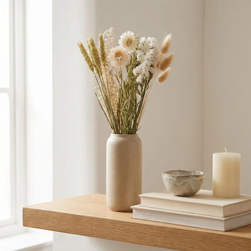 Trockenblumen im Briefkasten