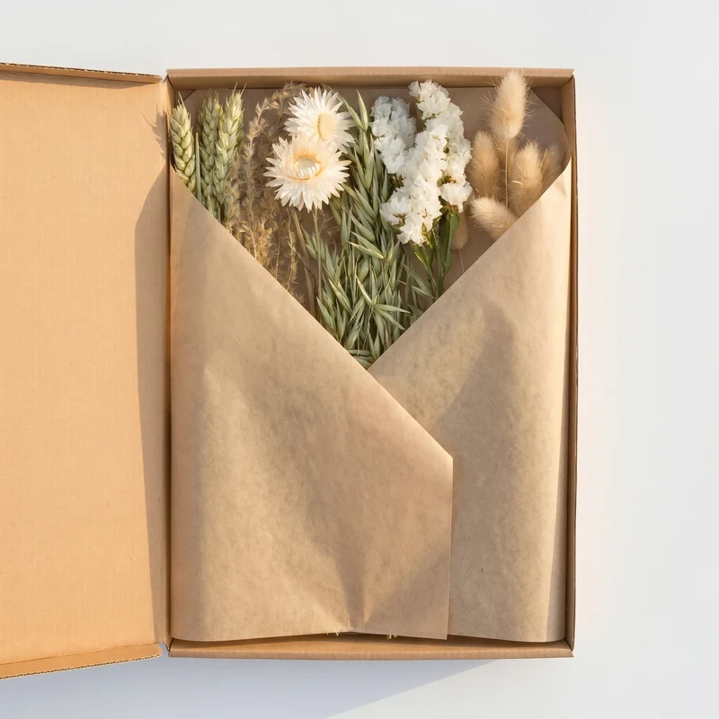 Trockenblumen im Briefkasten