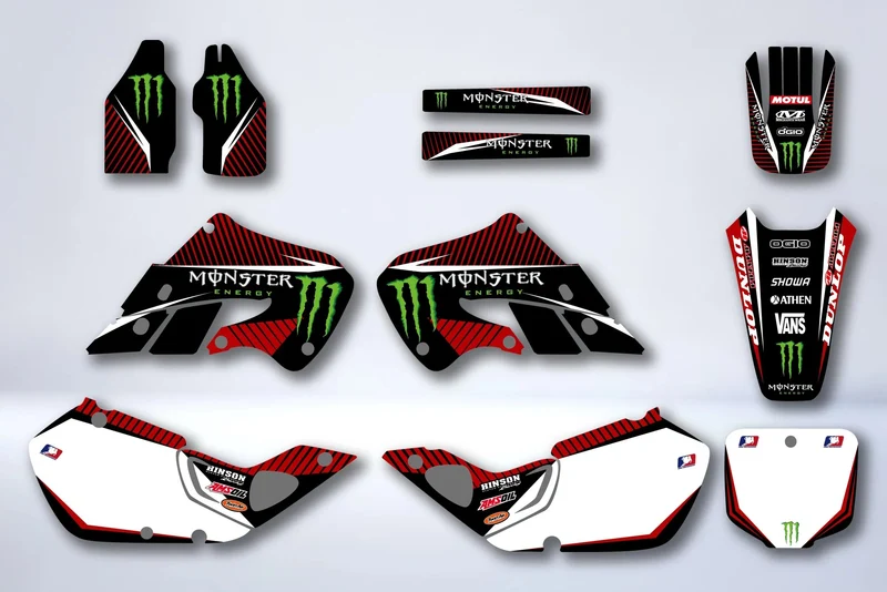Kit Déco HONDA CR 125-250 1997-1999 - RED MONSTER