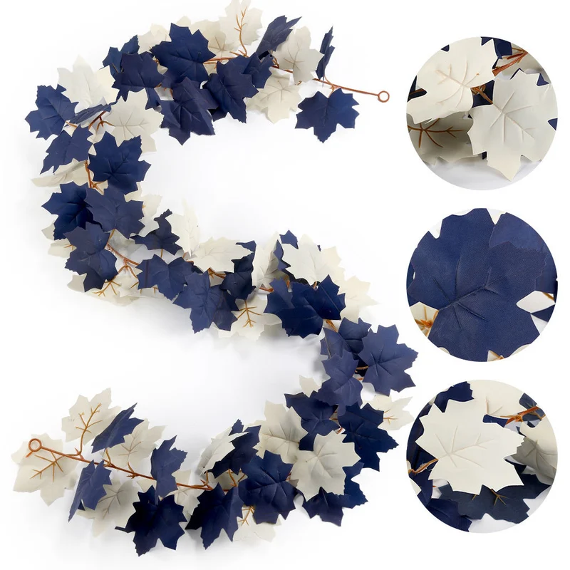 Künstliche Ahornblatt-Ranke 175 cm – Herbst-Deko, Hochzeit, Event, Ladenausstattung – realistisch, wartungsfrei