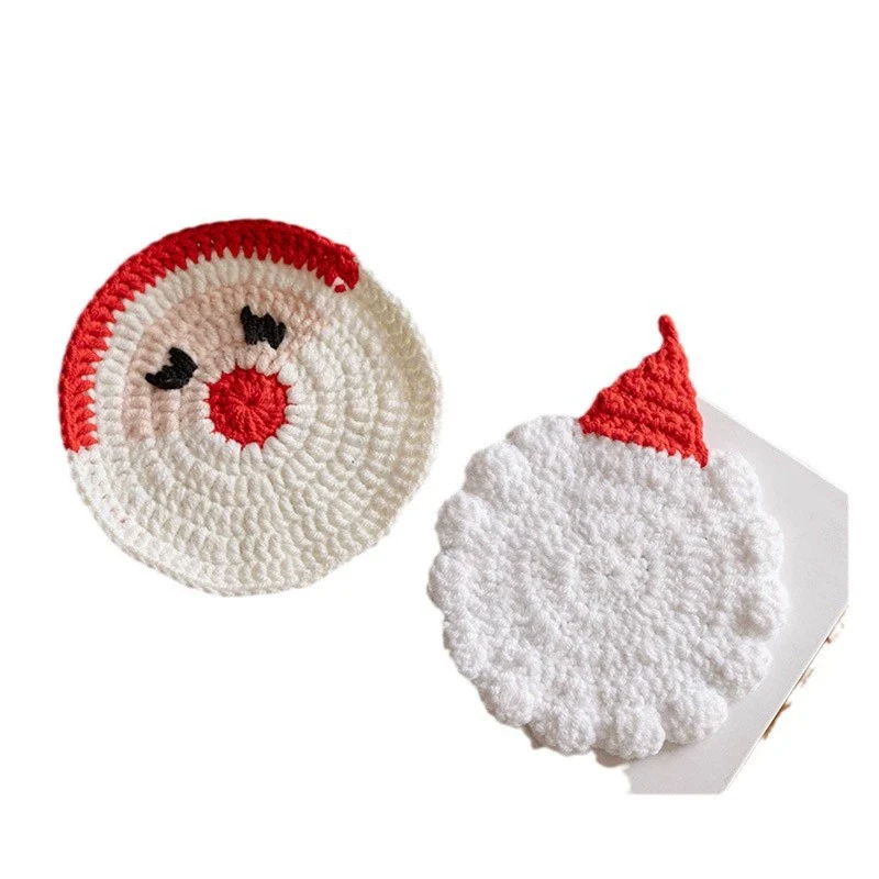Weihnachtsdeko, Handgefertigte Woll-Filz-Geschenke, Ø 11-13 cm, Weihnachtsgeschenk, Tischdeko, Hochzeit, Café