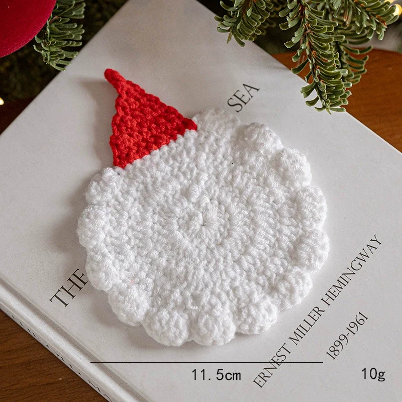 Weihnachtsdeko, Handgefertigte Woll-Filz-Geschenke, Ø 11-13 cm, Weihnachtsgeschenk, Tischdeko, Hochzeit, Café