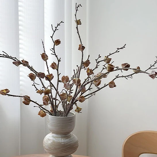 Künstliche Hibiskusblüte, 72 cm, Seidenblume, realistische Dekoblume für Vase, Hochzeit, Event, Bürodeko, Wohnzimmer, Grabgestaltung