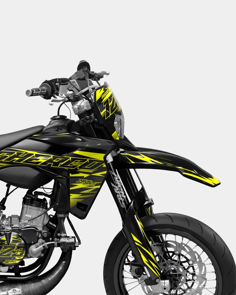 VIREO - Kit deco SHERCO 50cc - Jaune