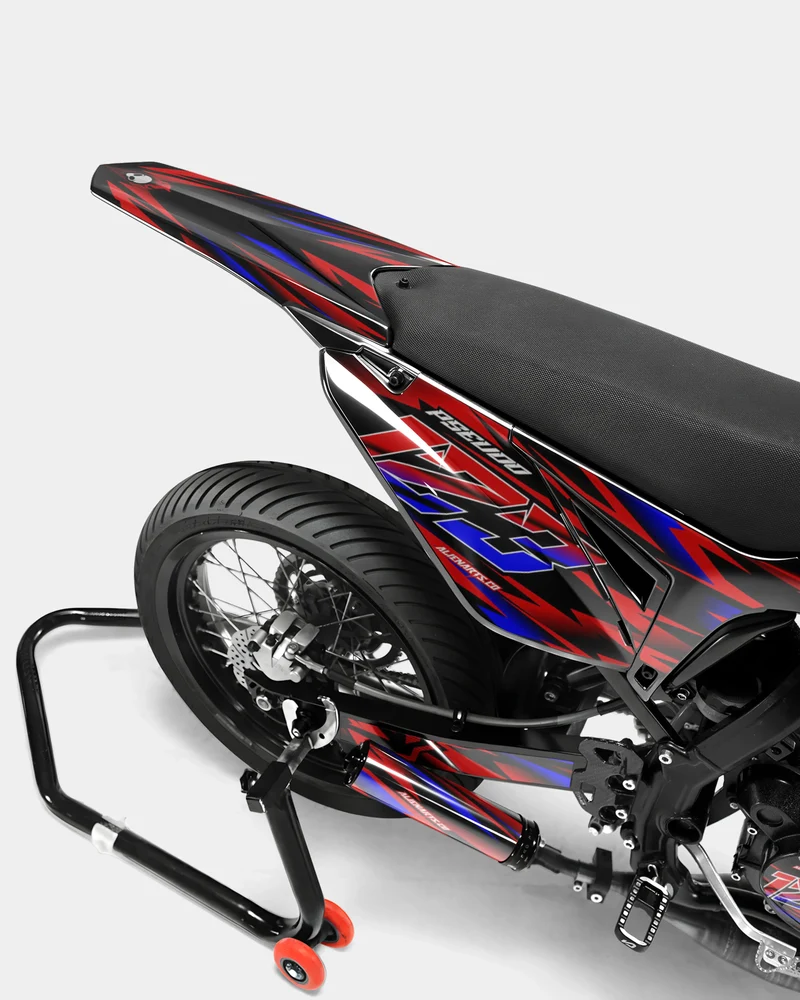VITRA - Kit deco SHERCO 50cc - Rouge Bleu