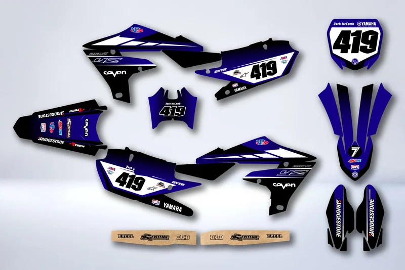 Kit Déco Yamaha YZF 250 ( 2019-2021 ) / 450 ( 2018-2022 ) - BRURON