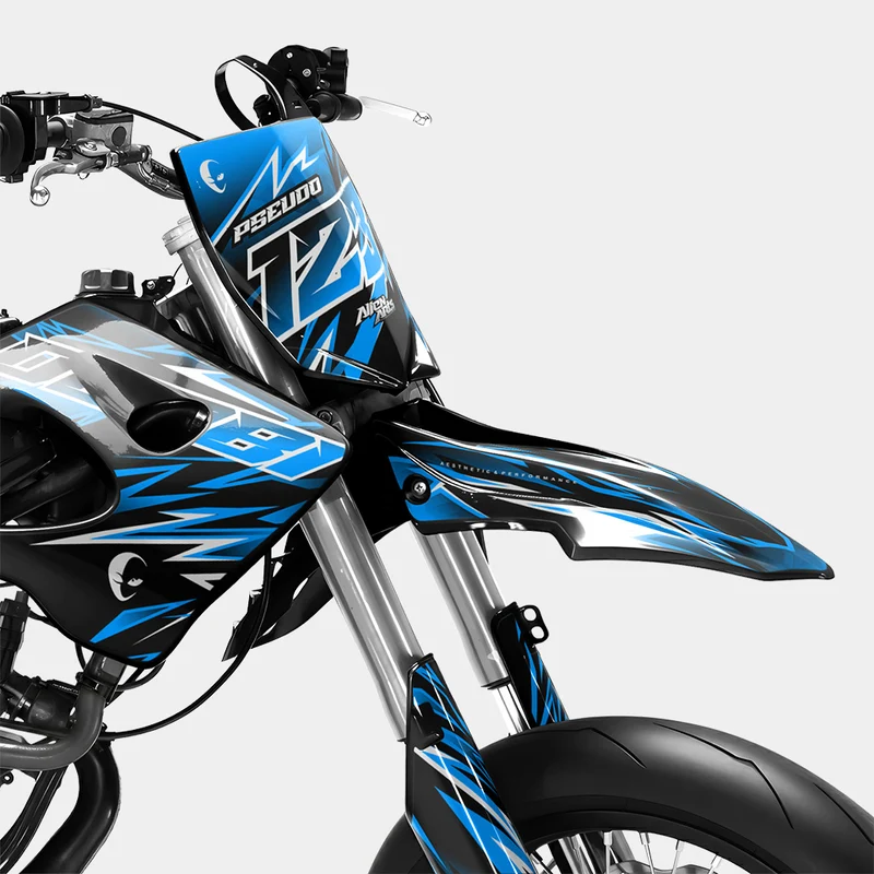 CIEL - Kit deco DERBI 50cc - Bleu
