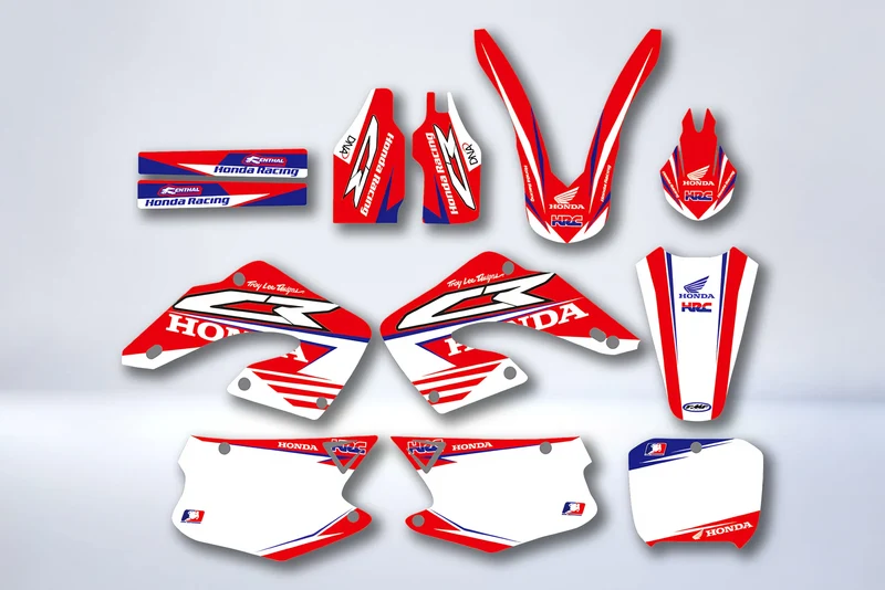 Kit Déco HONDA CR 125-250 2000-2001 - RED BLUE