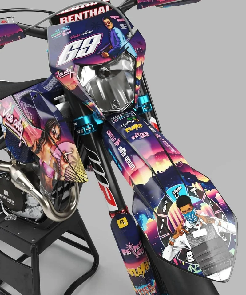 Kit déco KTM adaptable à tous les modèles - VICE CITY