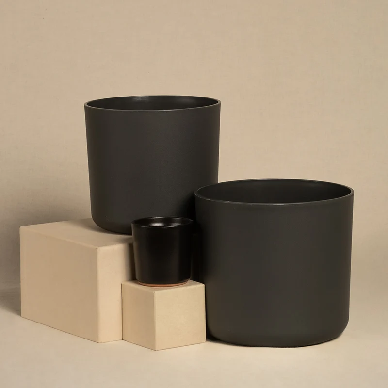 Kunststoff Topfset 'Lumi' (18, 14, 7)