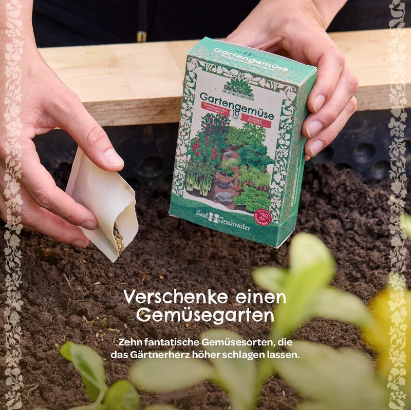 BIO-Saatgut-Set "Gartengemüse"