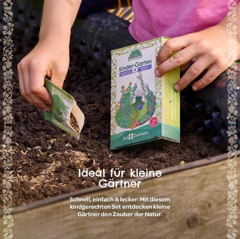 BIO-Saatgut-Set "Kinder-Garten"