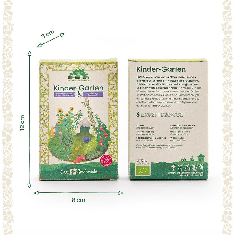 BIO-Saatgut-Set "Kinder-Garten"