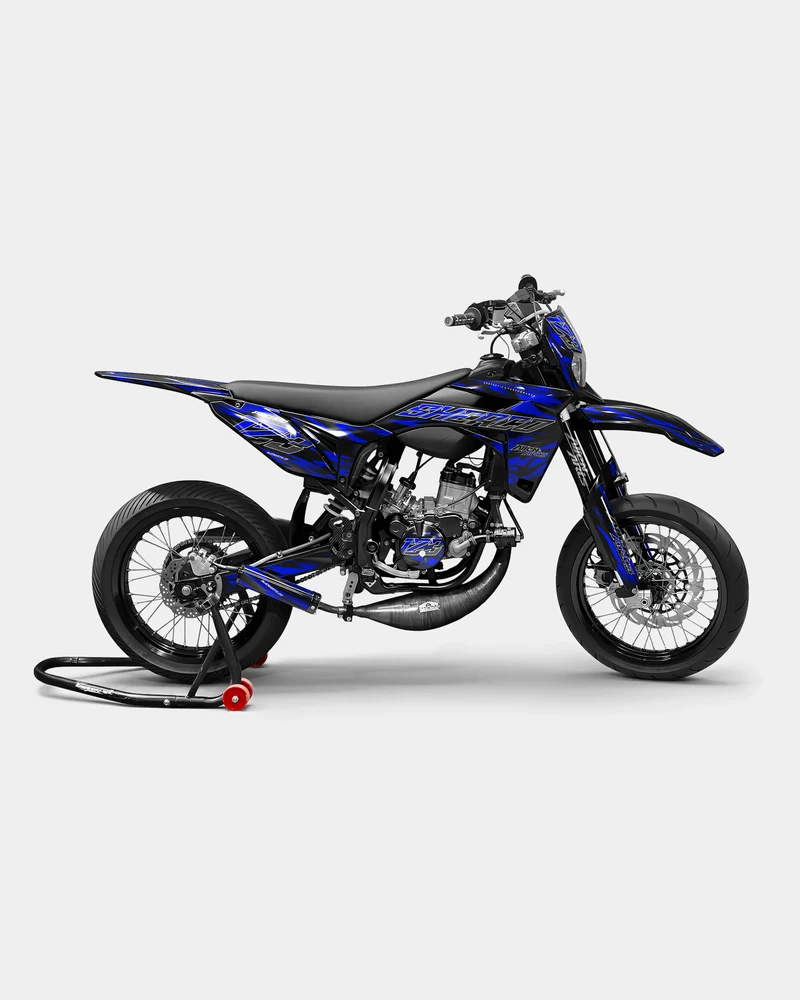 VITRA - Kit deco SHERCO 50cc - Bleu foncé