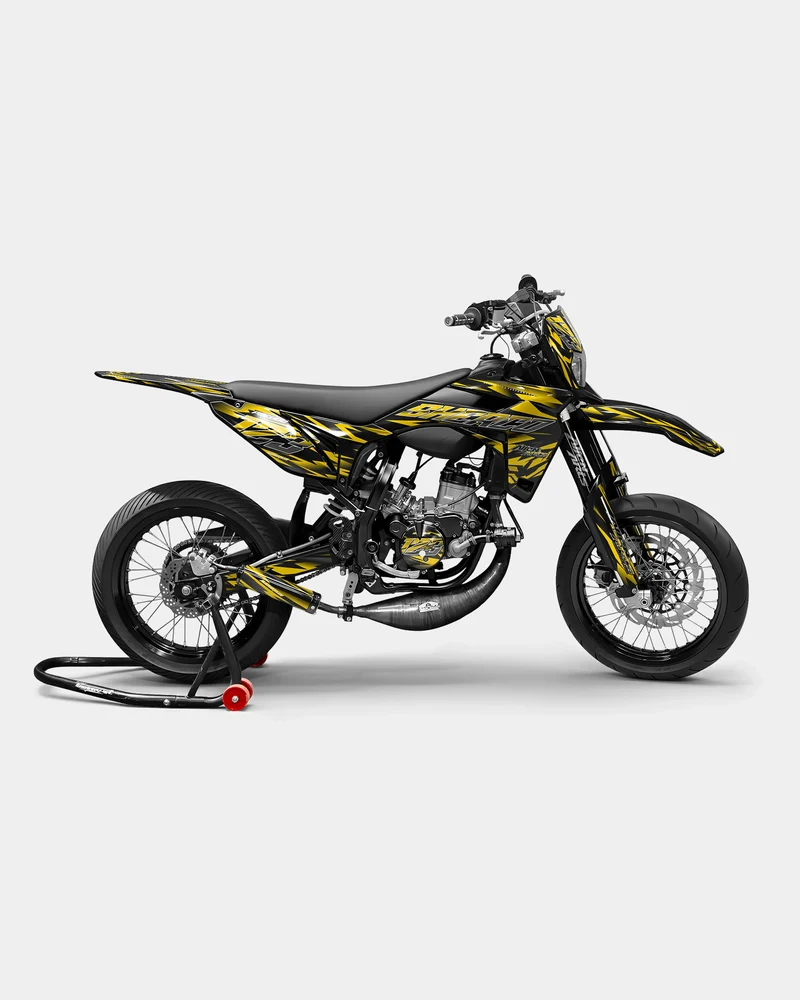 VITRA - Kit deco SHERCO 50cc - Jaune foncé