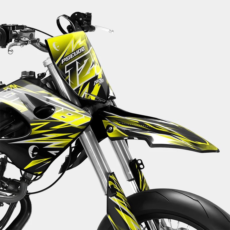 CIEL - Kit deco DERBI 50cc - Jaune