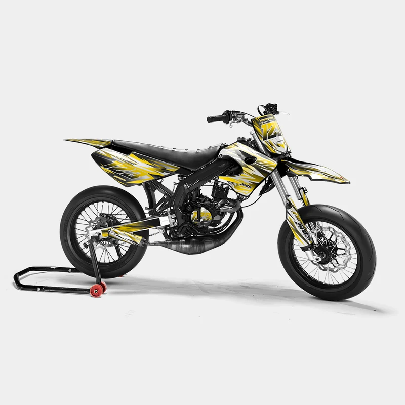 FIKA - Kit deco DERBI 50cc - Jaune Foncé