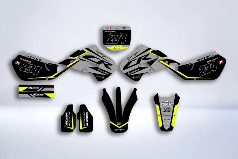 Kit Déco HONDA CR 125-250 1997-1999 - GREY YELLOW
