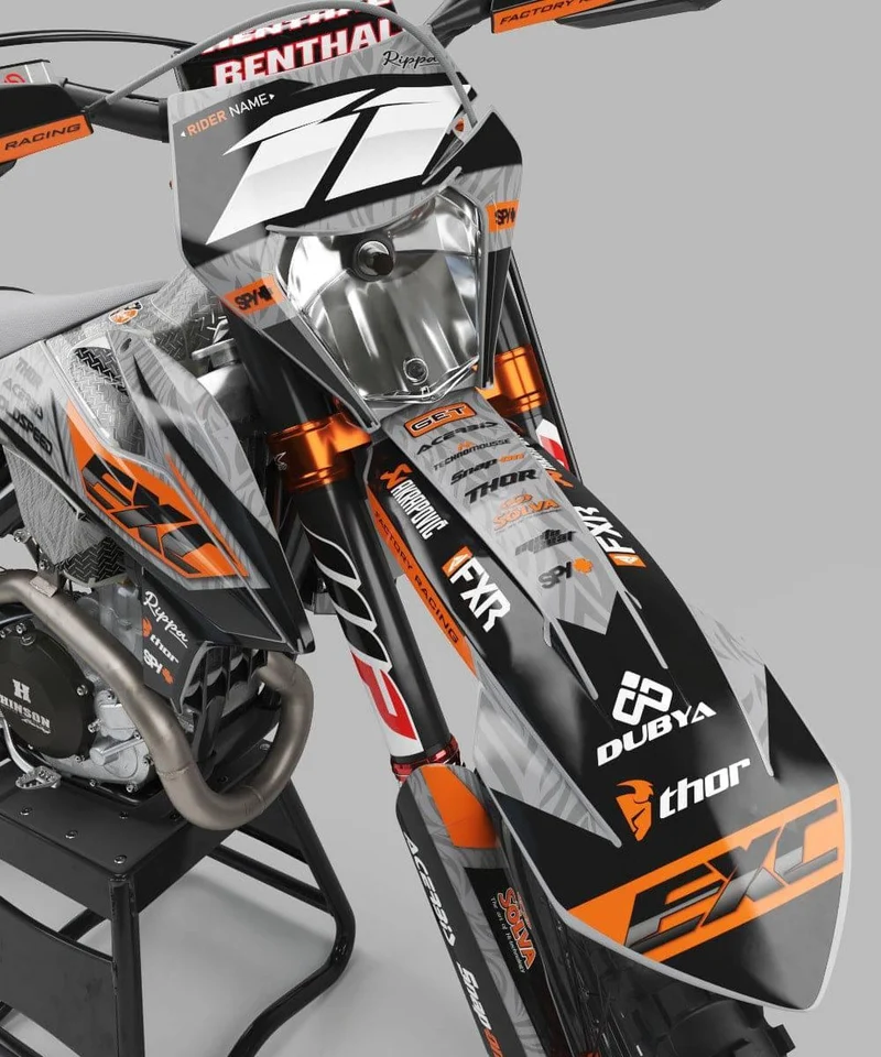 Kit déco KTM adaptable à tous les modèles - BUSH