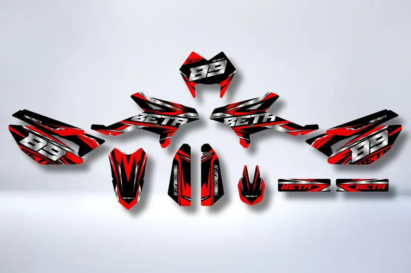 Kit Déco Beta 50 RR 2011-2020 - RUDE 1 (chrome en option)
