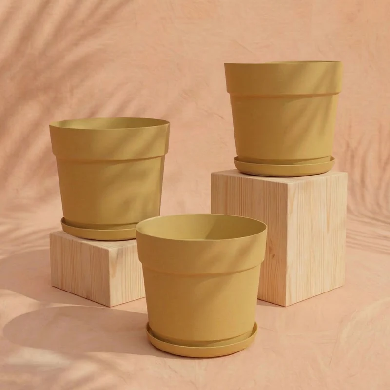Pflanzkübel-Set 'Bloom' (3× 19)