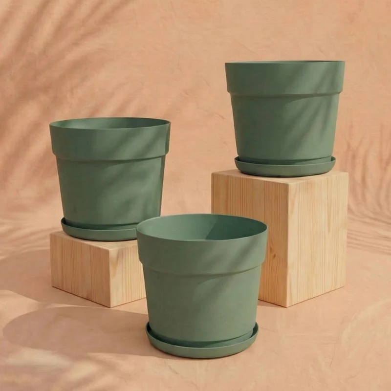 Pflanzkübel-Set 'Bloom' (3× 19)