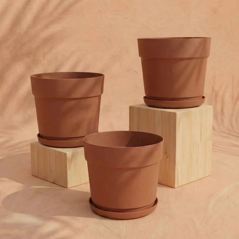 Pflanzkübel-Set 'Bloom' (3× 19)