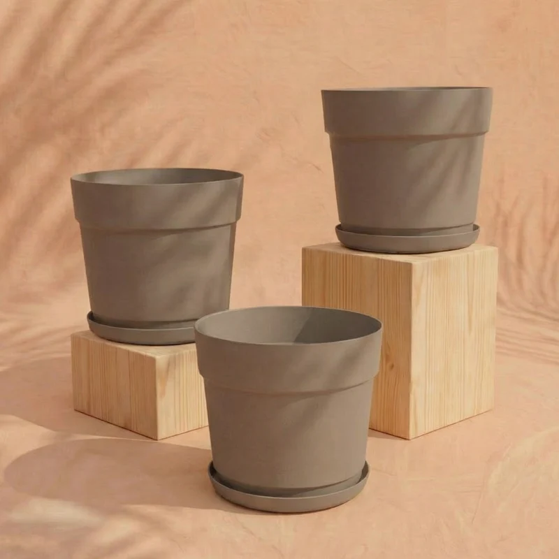 Pflanzkübel-Set 'Bloom' (3× 19)