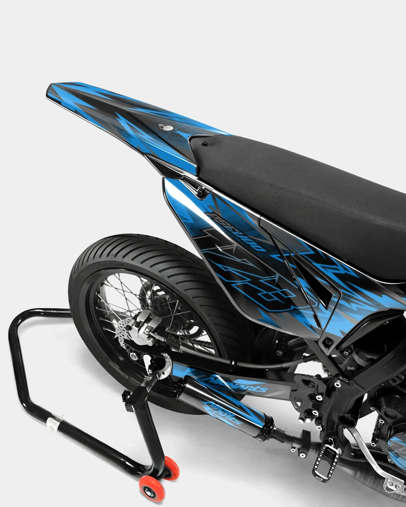 ZÉPHYR - Kit deco SHERCO 50cc - Bleu