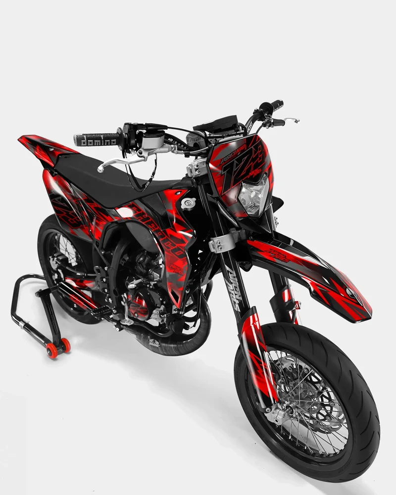 ZÉPHYR - Kit deco SHERCO 50cc - Rouge