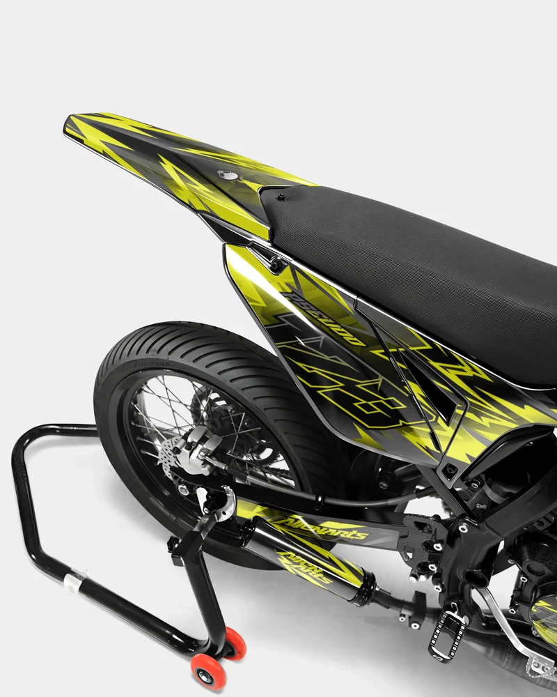 ZÉPHYR - Kit deco SHERCO 50cc - Jaune