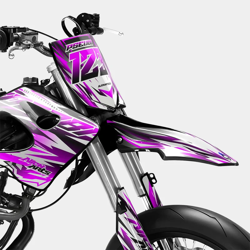 FIKA - Kit deco DERBI 50cc - Rose