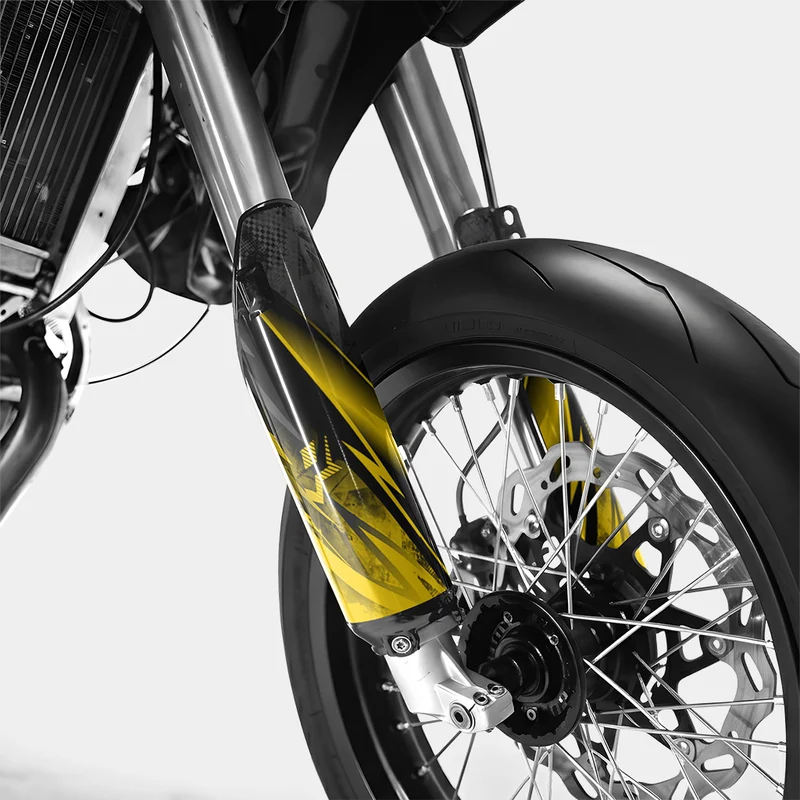 LISSE - Kit deco DERBI 50cc - Jaune Foncé