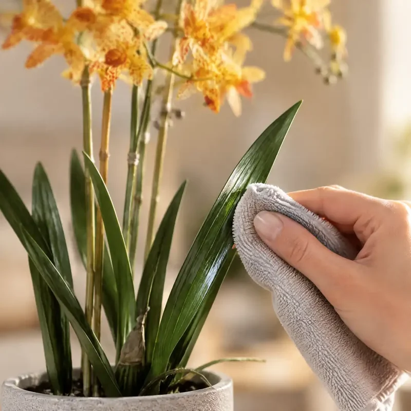 Künstliche Orchidee – Renanthera, 56 cm im Topf