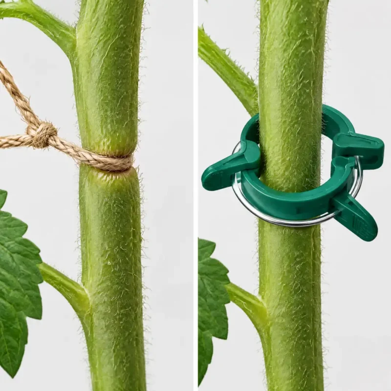 Pflanzenklammern – Tomatenclips für Stäbe & Rankhilfen