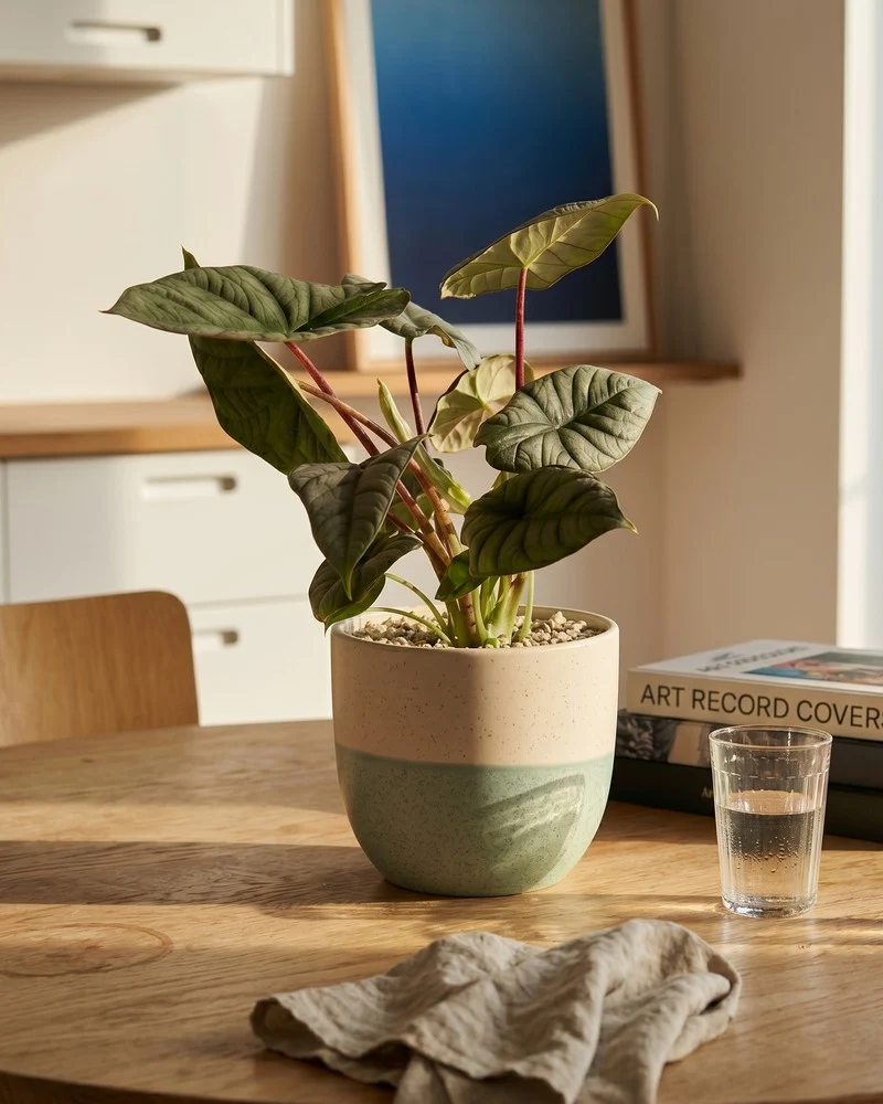 Alocasia 'Silver Nebula' • feey