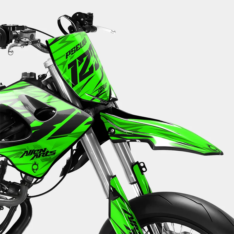 0RBIS - Kit deco DERBI 50cc - Vert