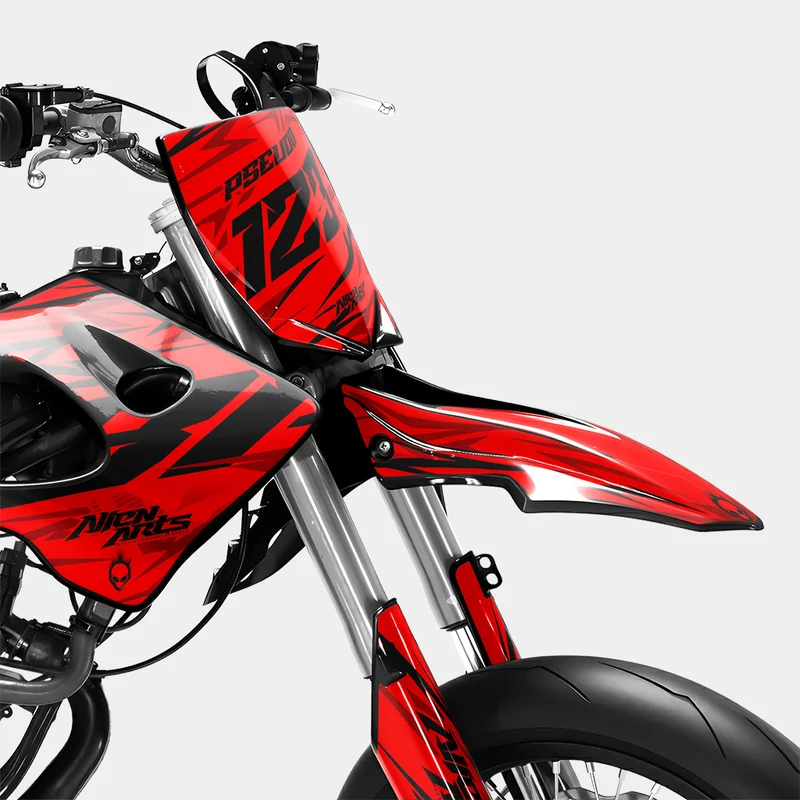 0RBIS - Kit deco DERBI 50cc - Rouge