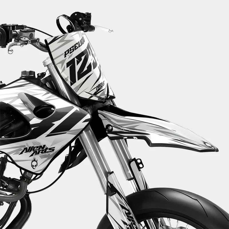 0RBIS - Kit deco DERBI 50cc - Blanc