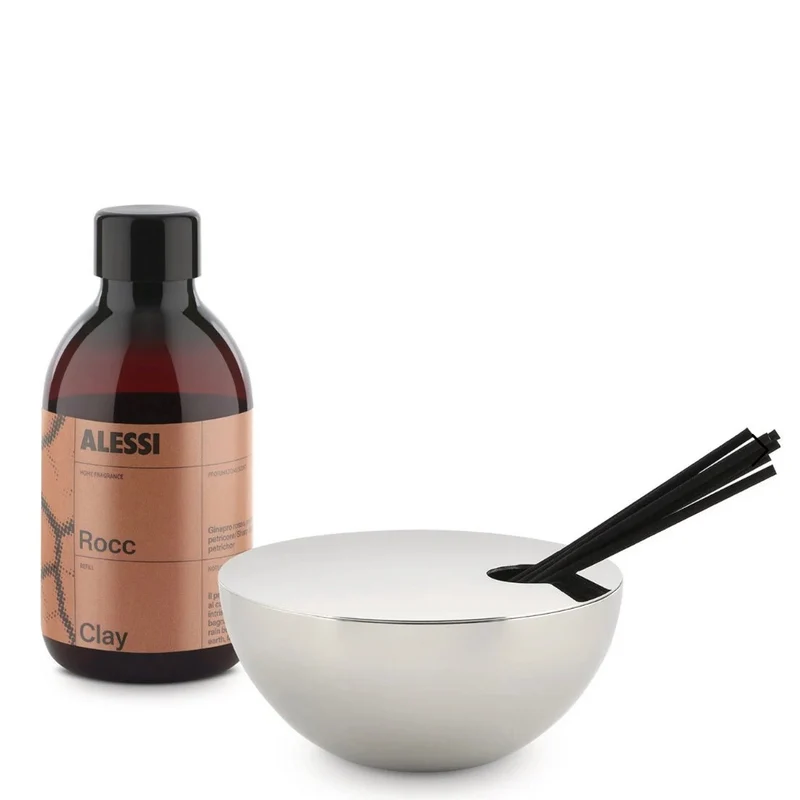 Rocc Clay Raumduft Diffuser mit Stäbchen - Alessi
