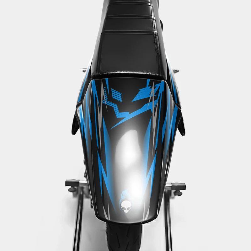 LUEUR - Kit deco DERBI 50cc - Bleu