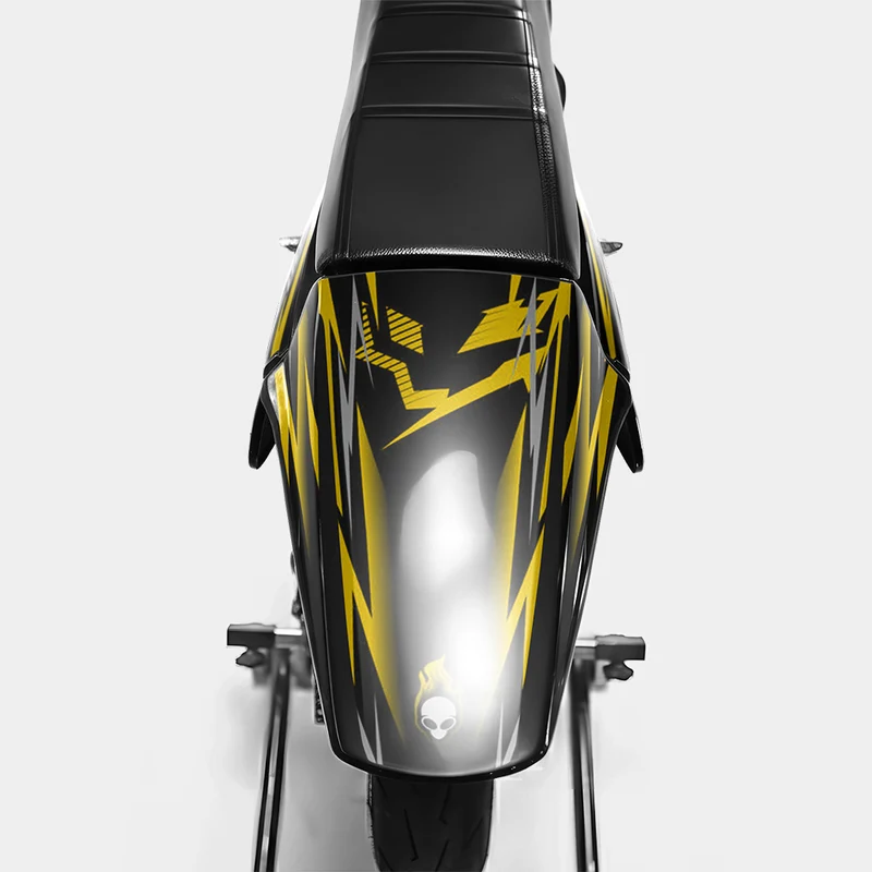 LUEUR - Kit deco DERBI 50cc - Jaune Foncé