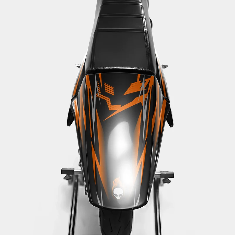 LUEUR - Kit deco DERBI 50cc - Orange