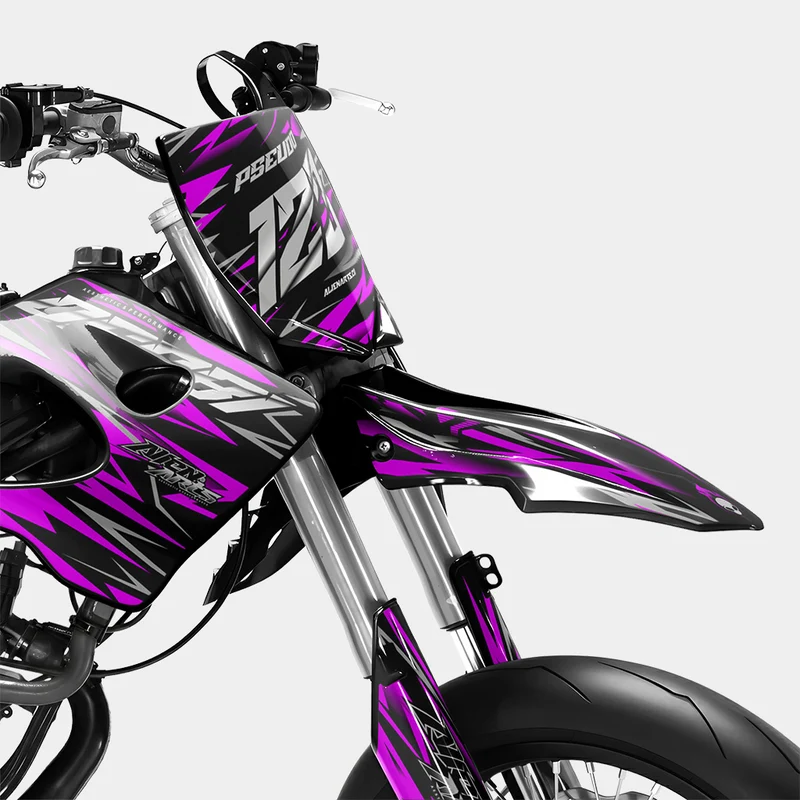 LUEUR - Kit deco DERBI 50cc - Rose